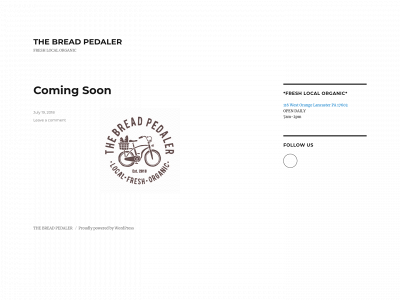 thebreadpedaler.com snapshot