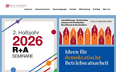 rechtundarbeit.net snapshot