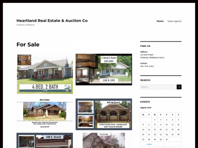 heartlandrealestateandauction.com snapshot