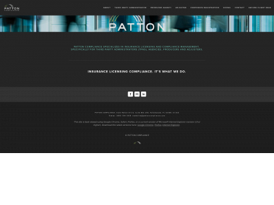 pattoncompliance.com snapshot