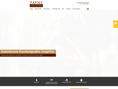 paynelawoffices.com snapshot