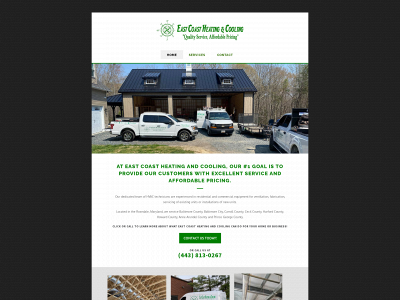 ecoastheatingandcooling.com snapshot