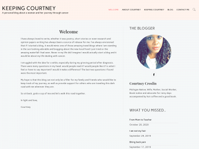 keepingcourtney.com snapshot