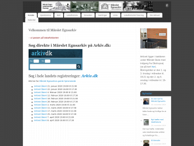 maarsletarkiv.dk snapshot