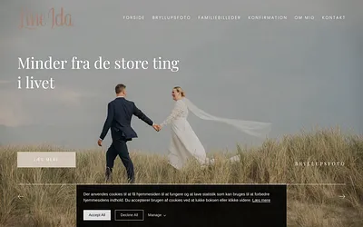 fotograflineida.dk snapshot