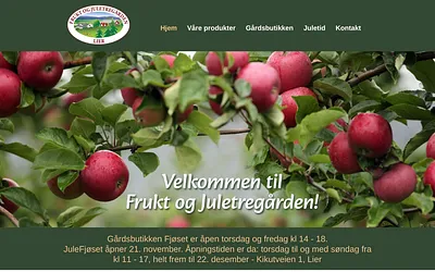 fruktogjuletre.no snapshot