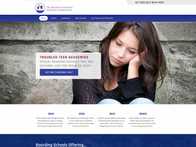 troubledteenacademy.com snapshot