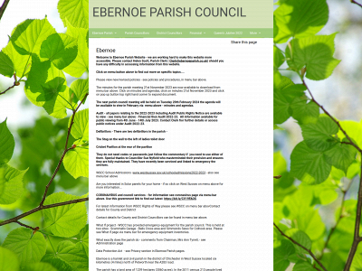 ebernoeparish.co.uk snapshot