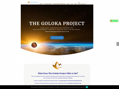 www.golokaproject.com snapshot