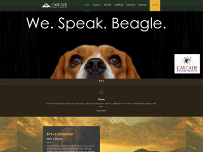 cascaderescue.org snapshot