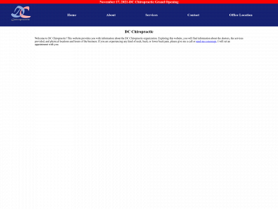 cmdcchiropractic.com snapshot