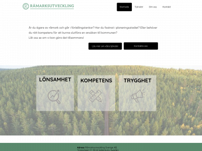 ramarksutveckling.se snapshot
