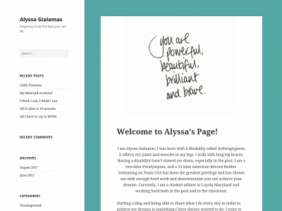 alyssagialamas.com snapshot