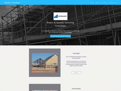 infradevconsultants.com snapshot