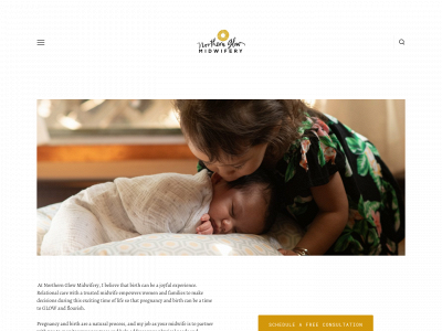 northernglowmidwifery.com snapshot