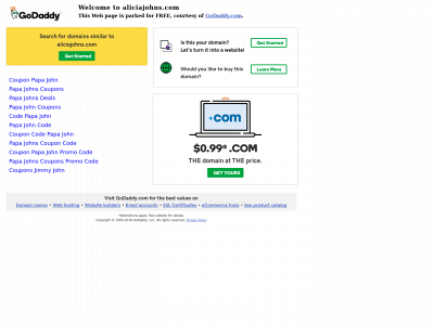aliciajohns.com snapshot