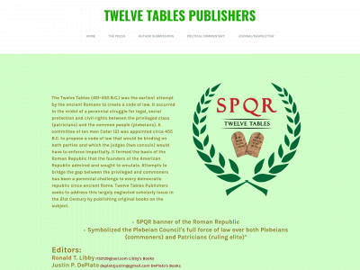 www.twelvetablespublishers.com snapshot