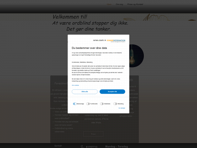 ordblindvejledning.dk snapshot