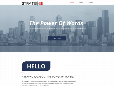 strategee.co.uk snapshot
