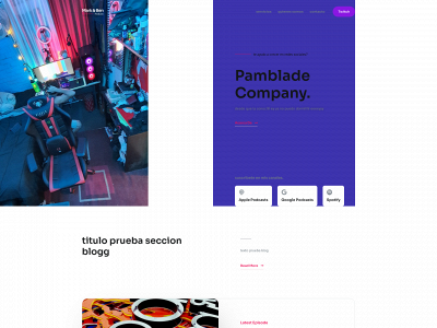 pamblade.com snapshot