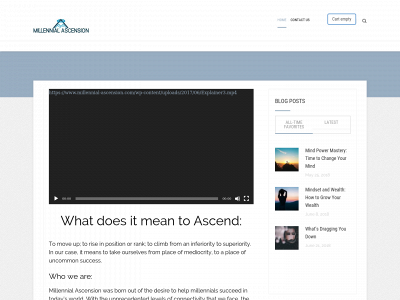 millennial-ascension.com snapshot