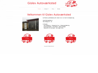 gislevautovaerksted.dk snapshot