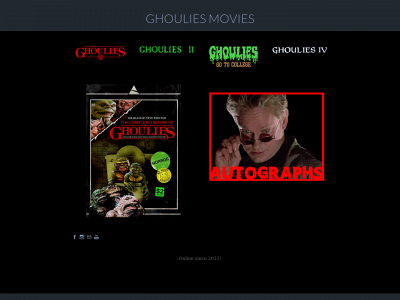 www.ghouliesmovies.com snapshot