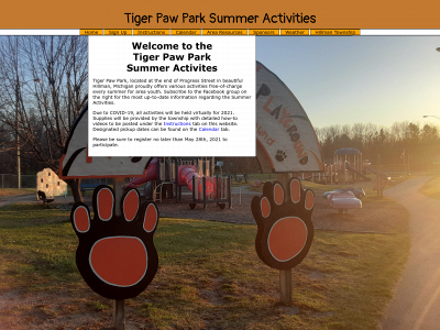 tigerpawpark.com snapshot