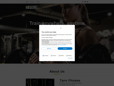 tprofitness.com snapshot