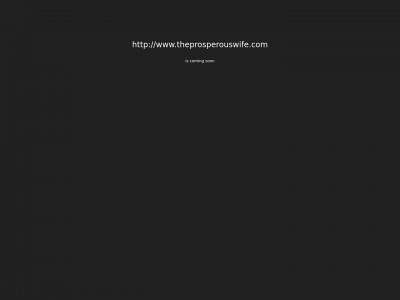 theprosperouswife.com snapshot