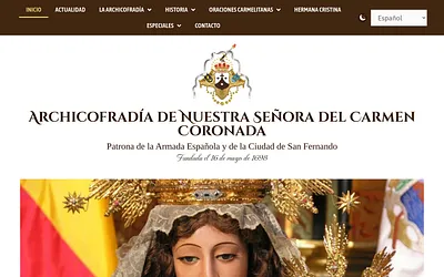 archicofradiadelcarmencoronada.org snapshot