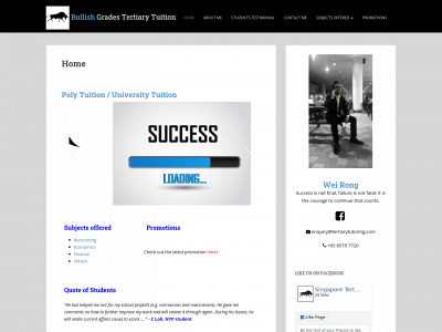 tertiarytutoring.com snapshot