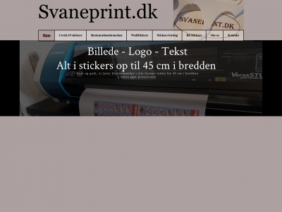 svaneprint.dk snapshot