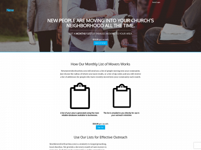 newmoversforchurches.com snapshot