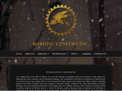 roboticcentury.com snapshot