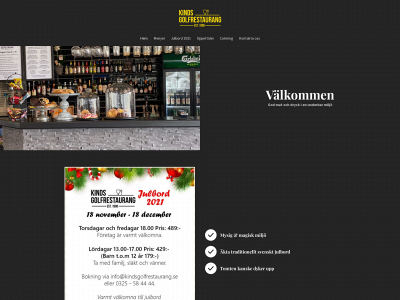 kindsgolfrestaurang.se snapshot