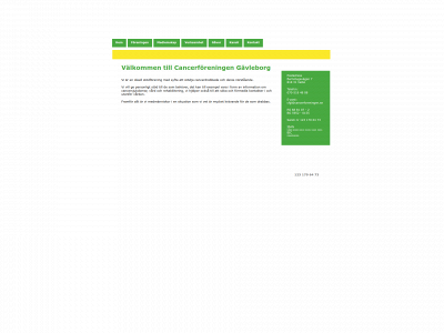 cancerforeningen.se snapshot