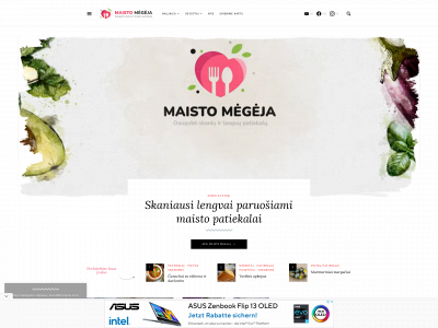maistomegeja.lt snapshot