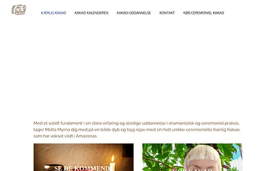 kakaoceremoni.dk snapshot
