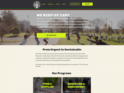 serveyourcitydc.org snapshot