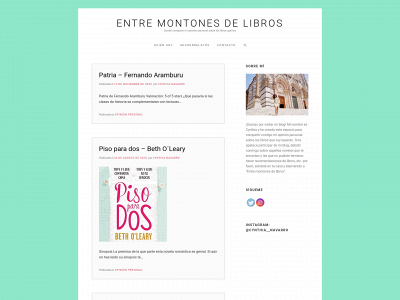 entremontonesdelibros.com snapshot