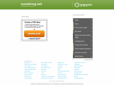 sunebring.net snapshot