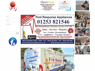firstresponseappliances.co.uk snapshot