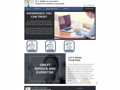 mawalkerassociates.co.uk snapshot