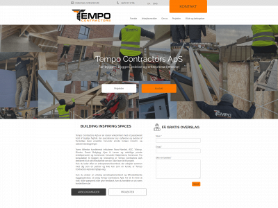 tempo-contractors.dk snapshot