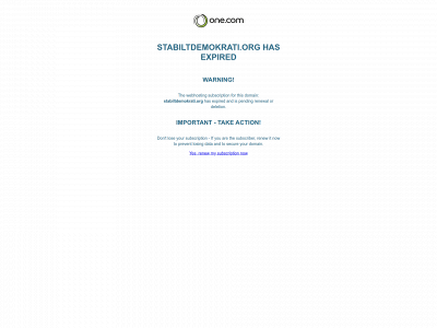 stabiltdemokrati.org snapshot