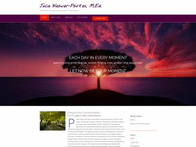 julieweaverparkes.com snapshot