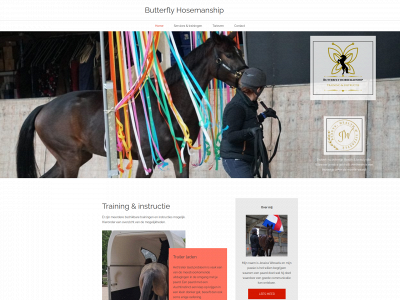 butterflyhorsemanship.nl snapshot