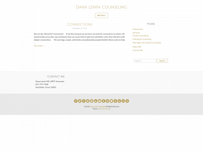 danalewincounseling.com snapshot