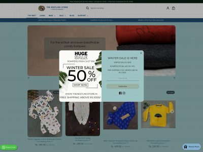 thenestlingstore.in snapshot